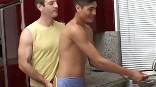 Adorable Asian twink pleasures an eager daddy